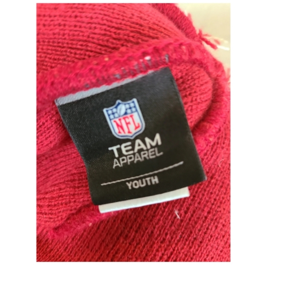 NFL TEAM APPAREL 49ERS YOUTH EAR FLAP KNIT HAT - Picture 3 of 4
